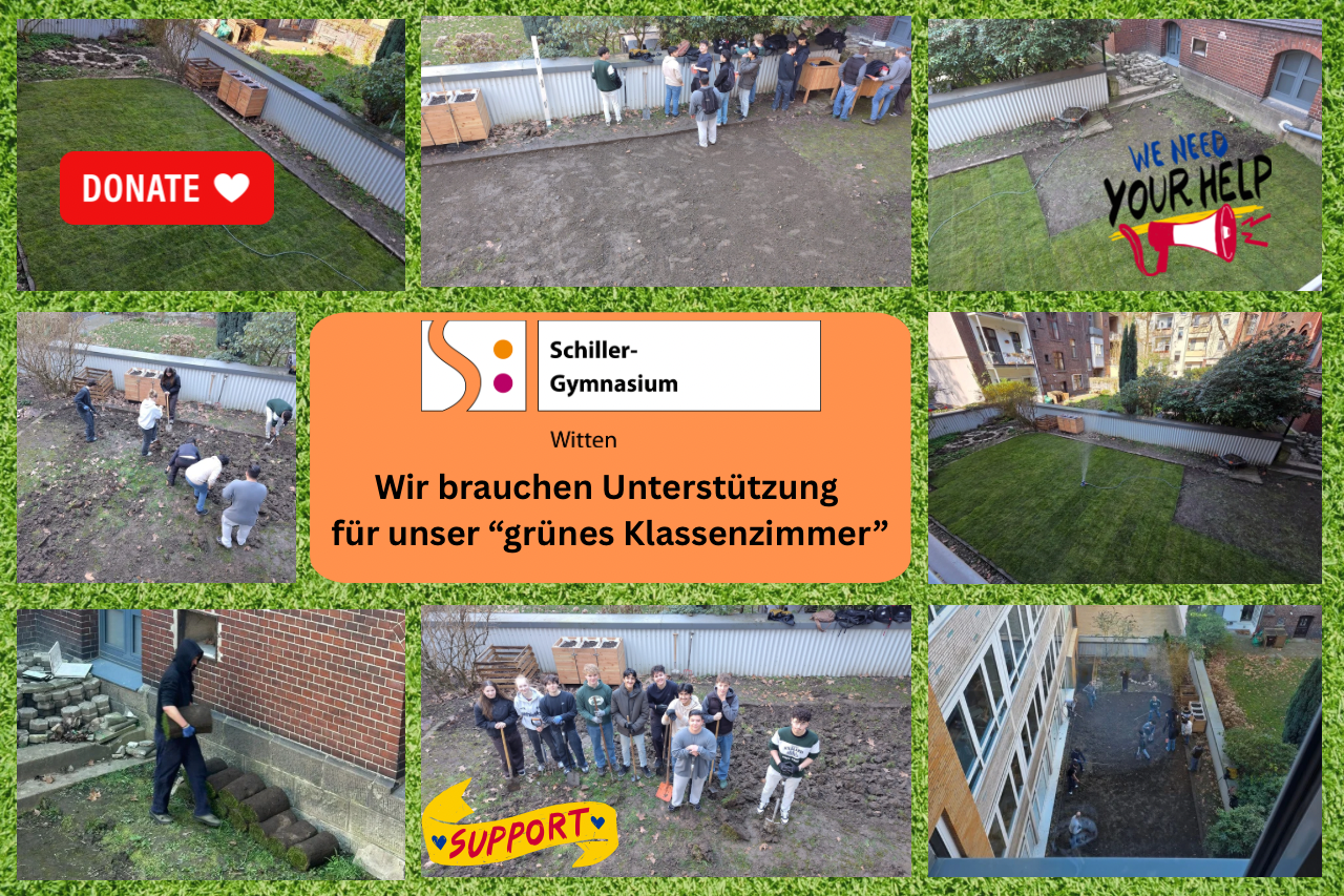 Collage Schulgarten Schulgarten Collage
